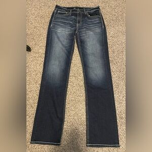 BKE Dark Wash Jeans Style # ABS 15345 Men’s 33 X 38 (measures 33X36) EUC
